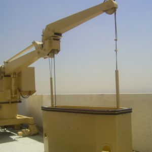 Trackless BMU Machine with Guide Rail